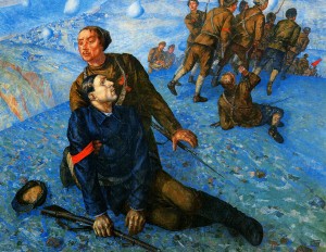 Петров-Водкин "Смерть коммисара"